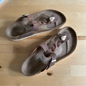 NEW without box Birkenstock Gizeh Braided Slide Sandal